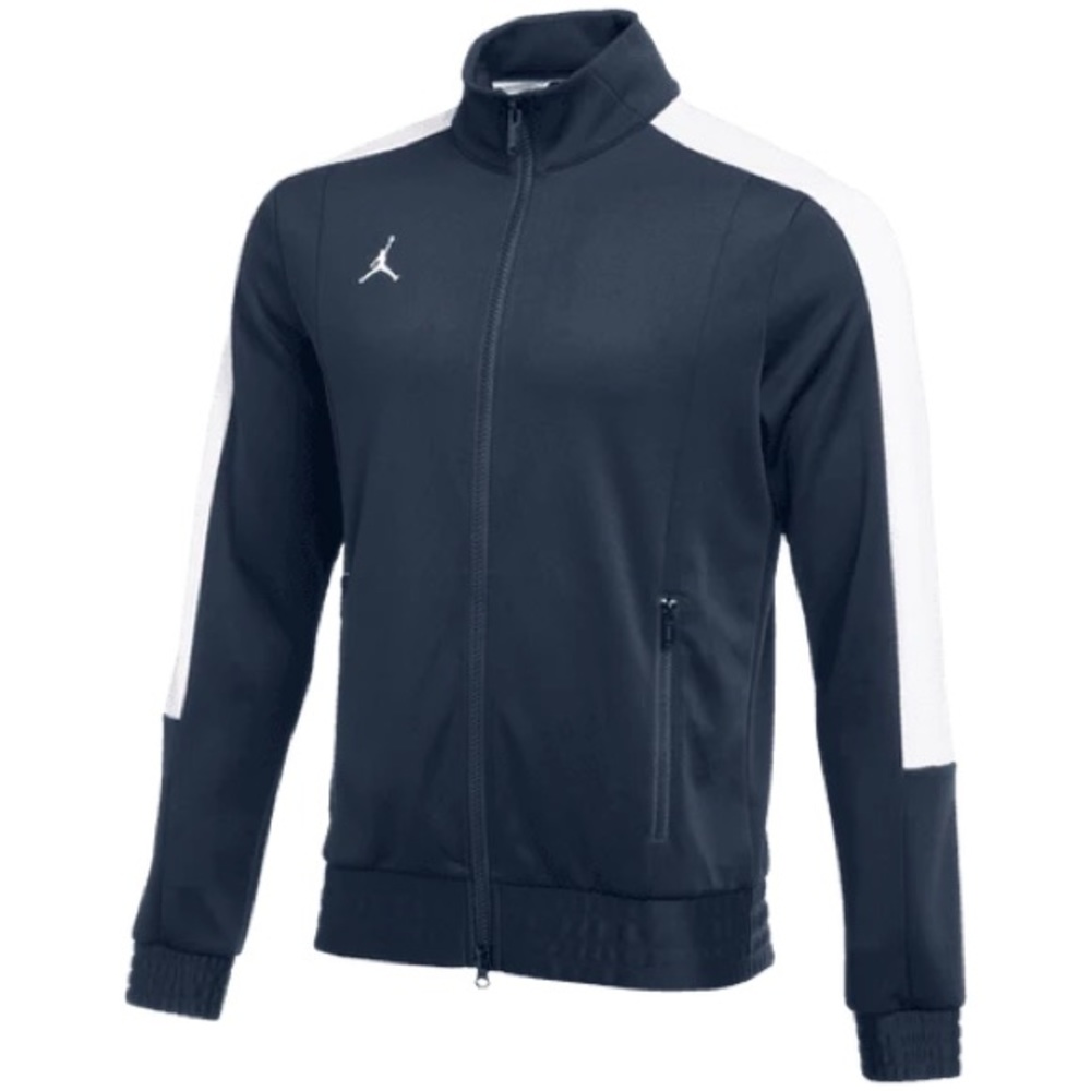 JORDAN Men’s Navy Blue & White Team Full Zip Jacket